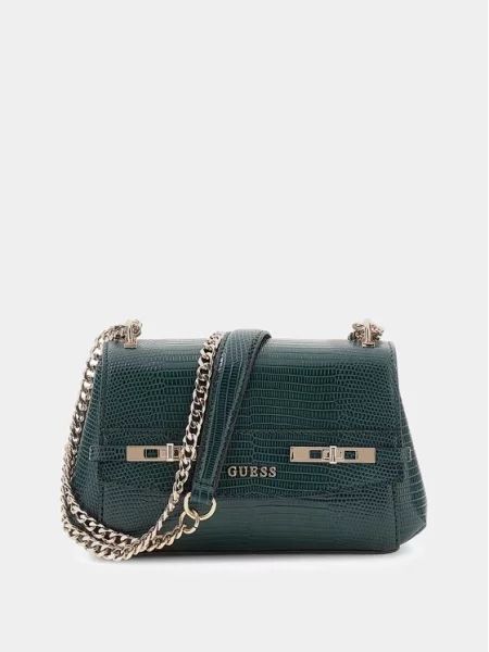 Мини сумка Guess зеленая