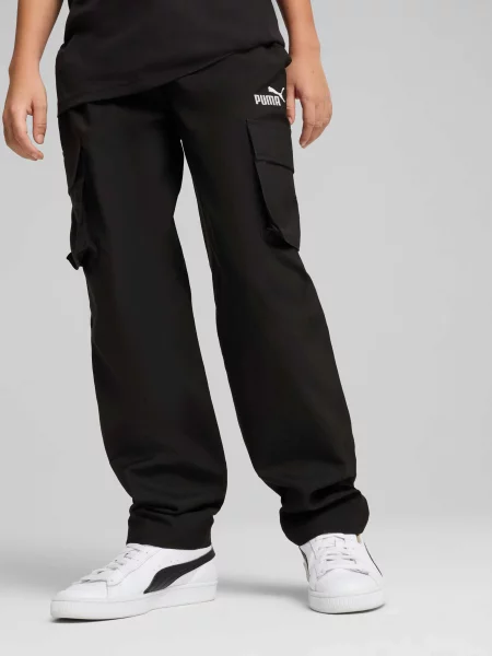 Дитячі Спортивні штани PUMA Ess No. 1 Logo Cargo Pants комбінований верх чорний