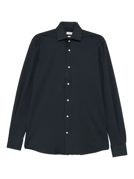 Hedvábná dlouhá košile Liu Jo modrá