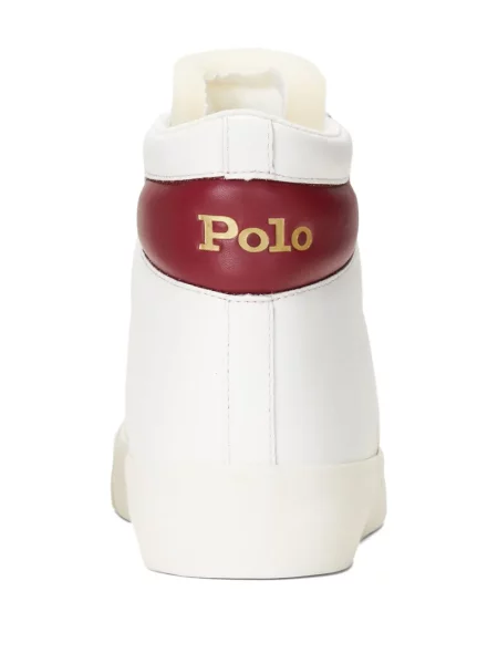 Boxeri Polo Ralph Lauren plisat cu broderie din piele gri