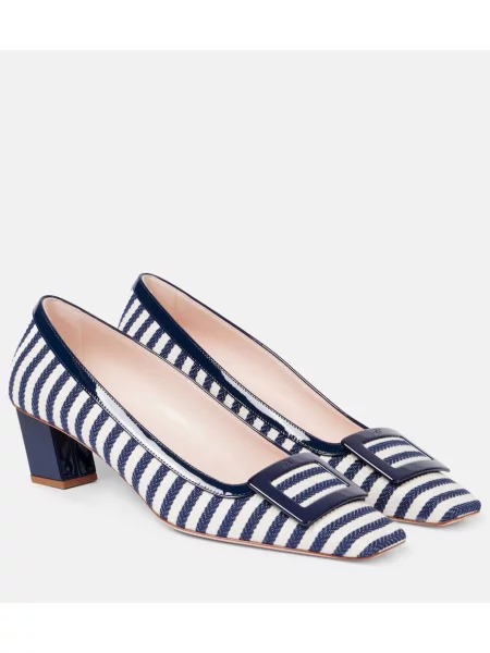 Salonarji Roger Vivier s črtami modra