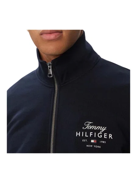 Geacă Tommy Hilfiger albastru