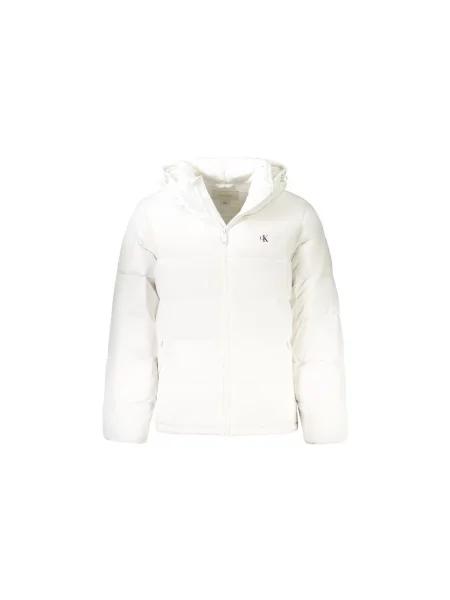 Calvin Klein Jeans geacă de puf alb