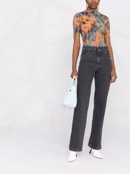 Blugi drepți Off-white alb