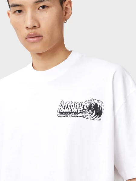 Футболка Allsaints біла