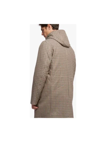 Parka Brooks Brothers wełniana beżowa