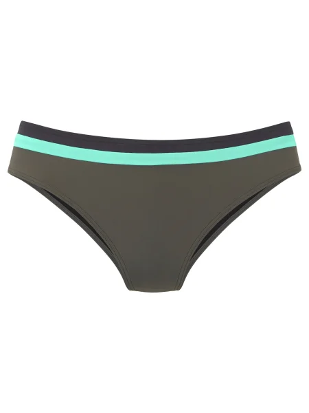 S.Oliver Slip costum de baie turcoaz / închis verde