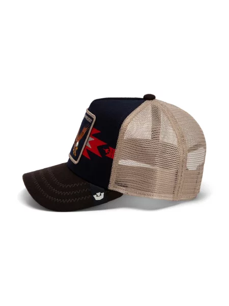 Goorin Bros czapka z daszkiem trucker z dodatkiem wełny Canyon Represent granatowa