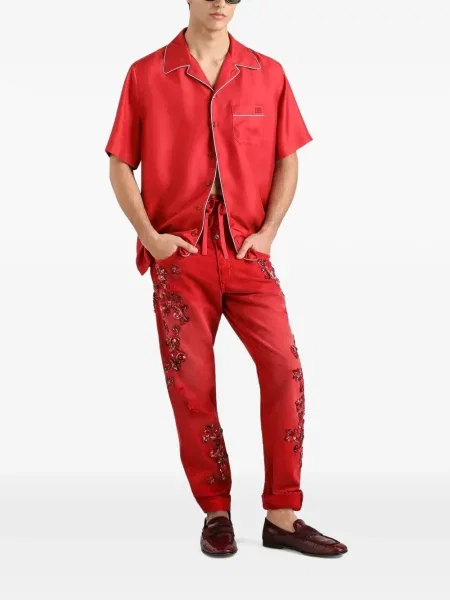 Selyem ing Dolce & Gabbana piros