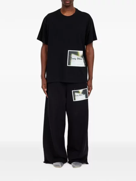Tricou Mm6 Maison Margiela negru