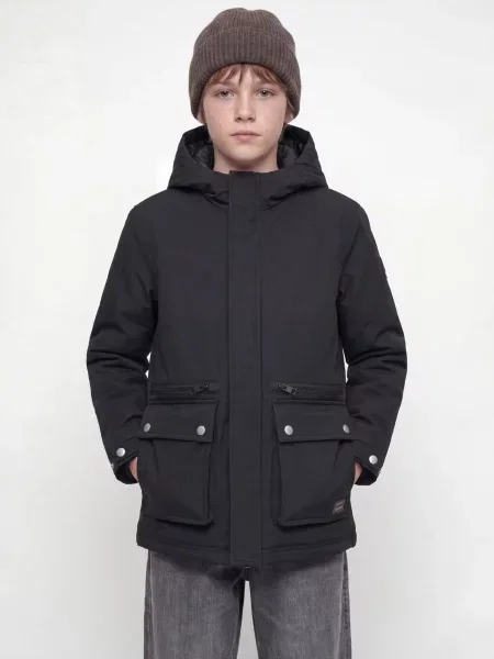 Jack & Jones Junior Geacă de iarnă JJEWOLF' negru