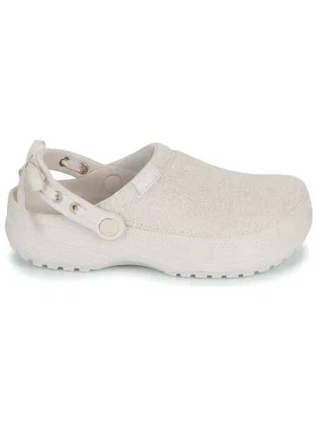 Csipkés félcipő Crocs fehér