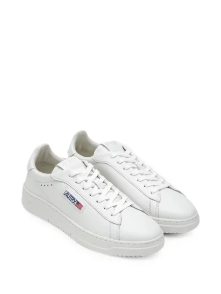 Bőr sneaker Autry autogrammal fehér