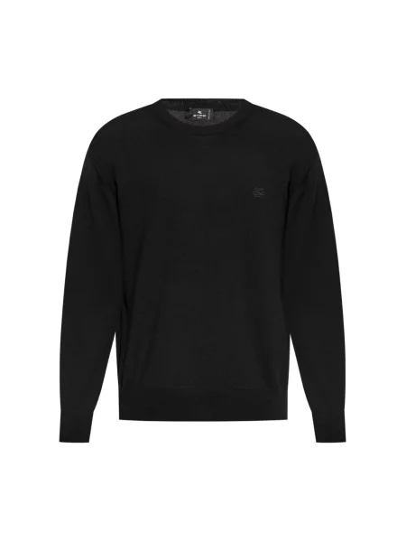Sweter Etro wełniany czarny