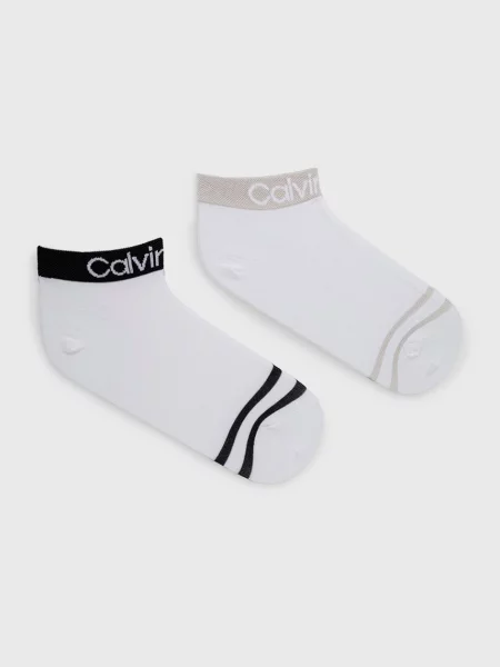 Чорапи Calvin Klein бяло