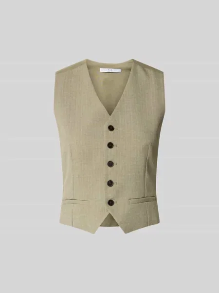 Kamizelka o kroju slim fit z dekoltem w serek Iro