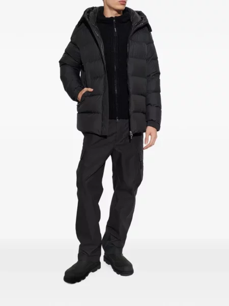 Cardigan Moncler cu glugă negru