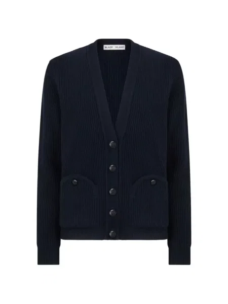 Cardigan Blazé Milano tricotate albastru