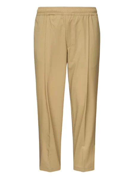 Pantaloni Giuliano Galiano plisate maro