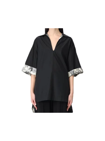 Bluzka Simona Corsellini elegancka czarna