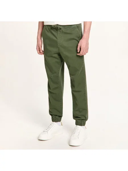 Джоггеры Cropp оливковые
