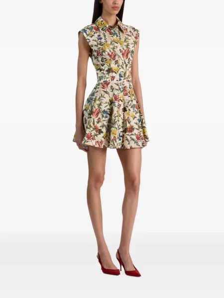 Rochie tip cămașă Alice + Olivia cu model floral cu imagine