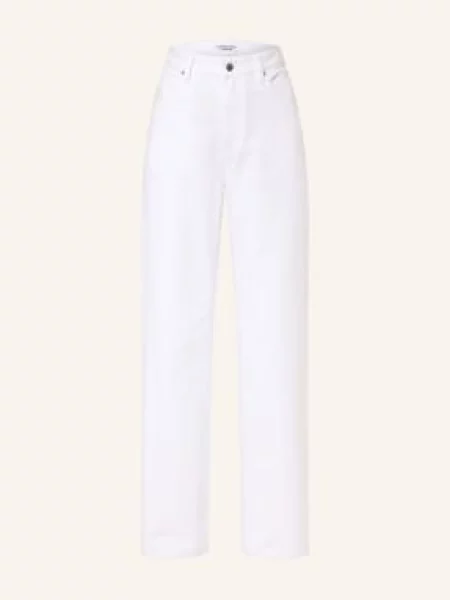 Copenhagen Studios Džíny S Širokými Nohavicemi Cph white bílé