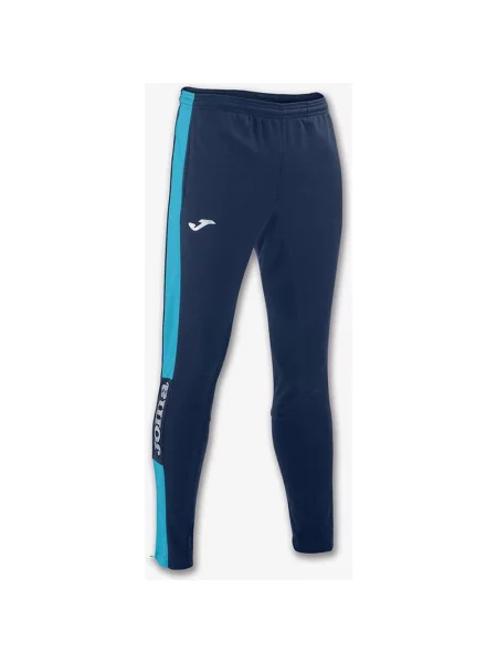 Długie spodnie Joma Championship IV Semi Fitted w kolorze granatowym turkusowym XXL niebieskie
