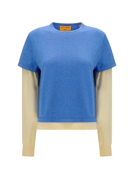 Tricou Guest In Residence tricotate albastru