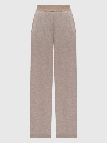 Спортивні штани з люрексом Peserico сірі