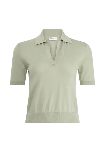 Polo Altuzarra tricotate verde
