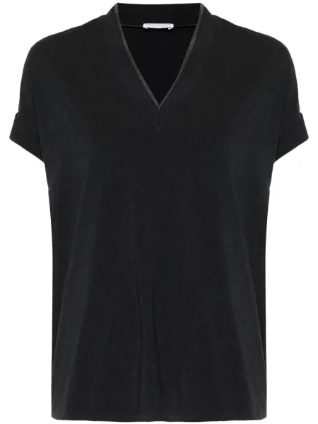 Tricou Brunello Cucinelli gri