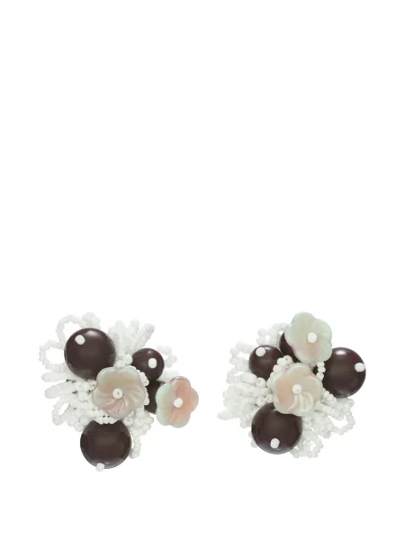 Cercei Tory Burch alb