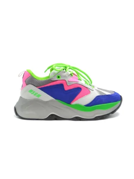 Sneakersy Msgm wsuwane niebieskie