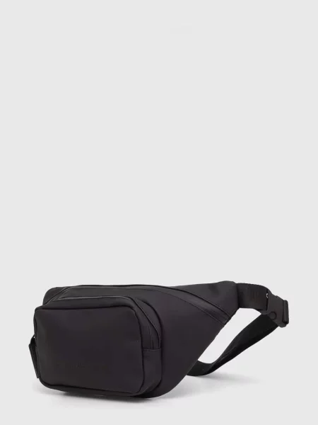 Rains Bum Bag Black Unisex Plecaki i torby Rains Size: One size czarny