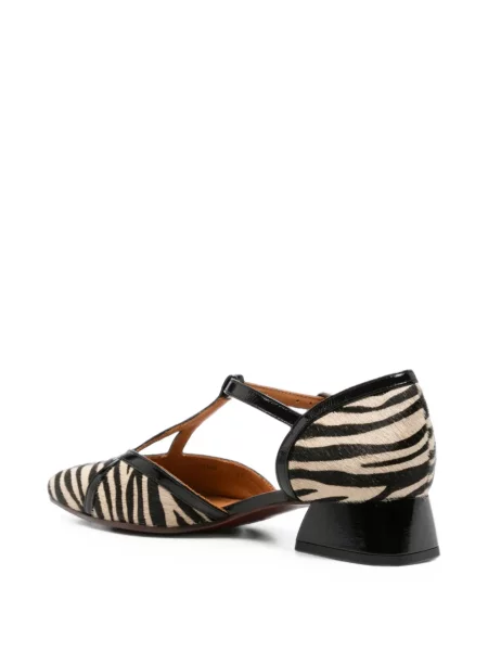 Pantofi cu toc Chie Mihara cu imagine cu model zebră
