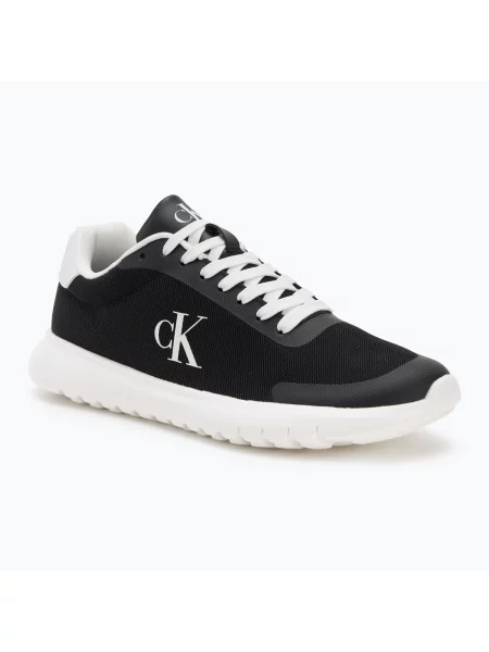 Pantofi bărbați Calvin Klein 3 Eva Runner Mesh ck/black/bright white alb