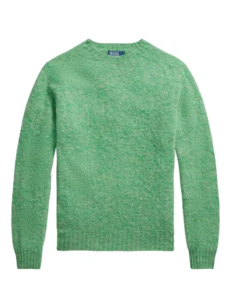 Μικρός κασκέτο Polo Ralph Lauren με χαμηλή μέση υφαίνω διαγωνίως πράσινο