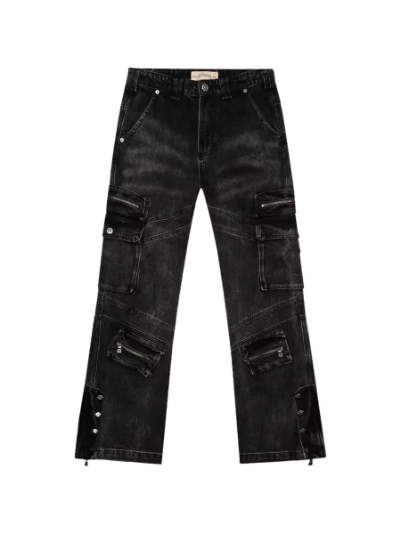 Pantaloni Godspeed evazate negru