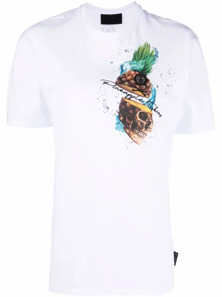 Tricou Philipp Plein alb