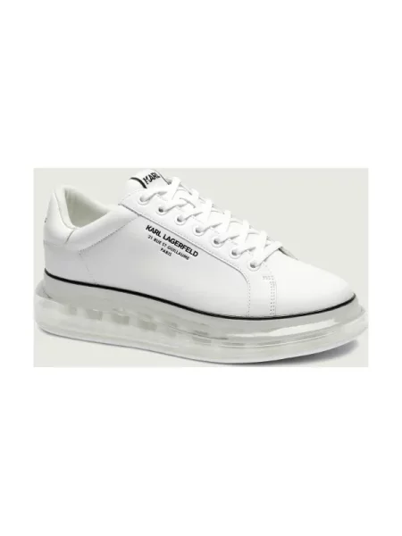 Karl Lagerfeld De piele sneakers KAPRI KUSHION alb