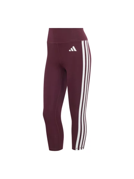 ADIDAS PERFORMANCE Pantaloni sport Optime Essentials roșu burgundy alb
