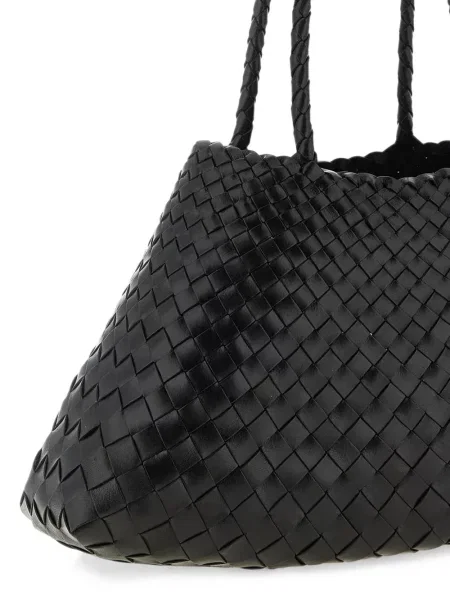 Geantă shopper Dragon Diffusion din piele negru