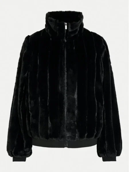 Palton de blană Vila negru