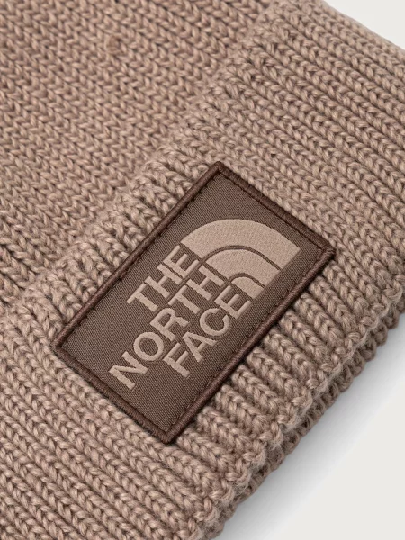 The North Face czapka TNF Logo Box brązowa