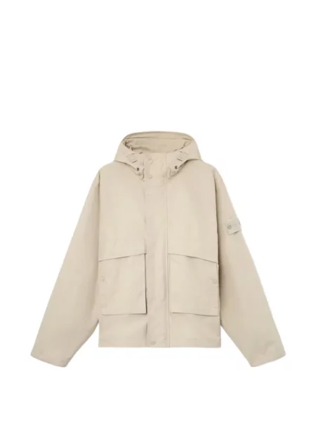 Geacă Stone Island cu glugă cu strasuri