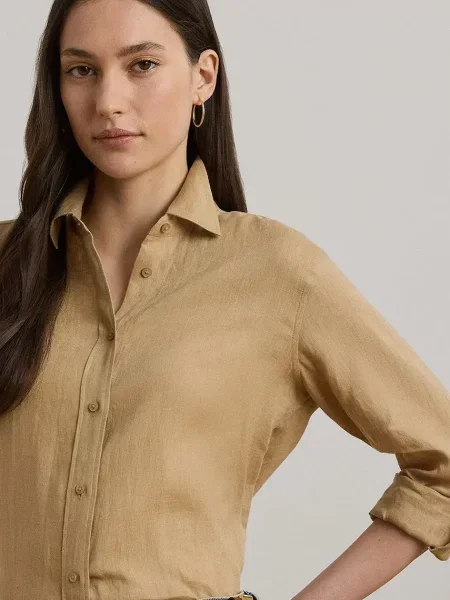 Льняная рубашка Lauren Ralph Lauren