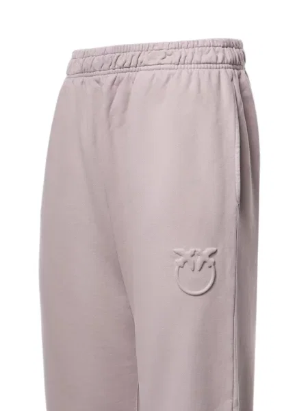 Pantaloni Pinko alergare cu autograf violet