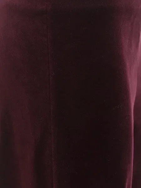 Pantaloni Antonelli de catifea roșu