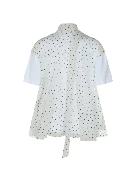 Bluză Sacai cu buline alb